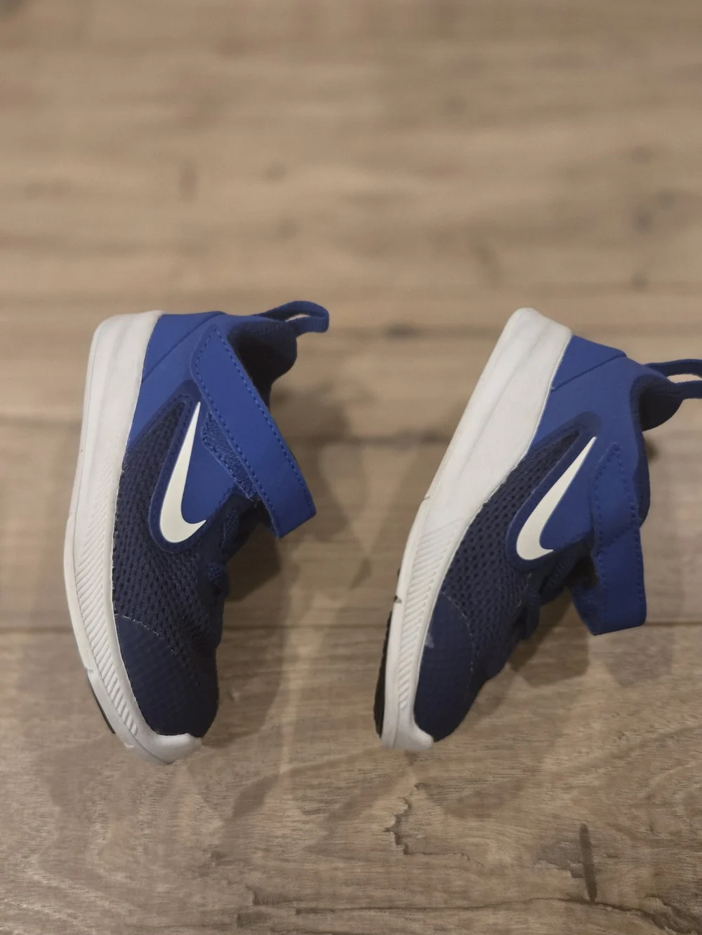 Nike Downshifter 9 TD Toddler Sneakers Blue White Size 6C 👟